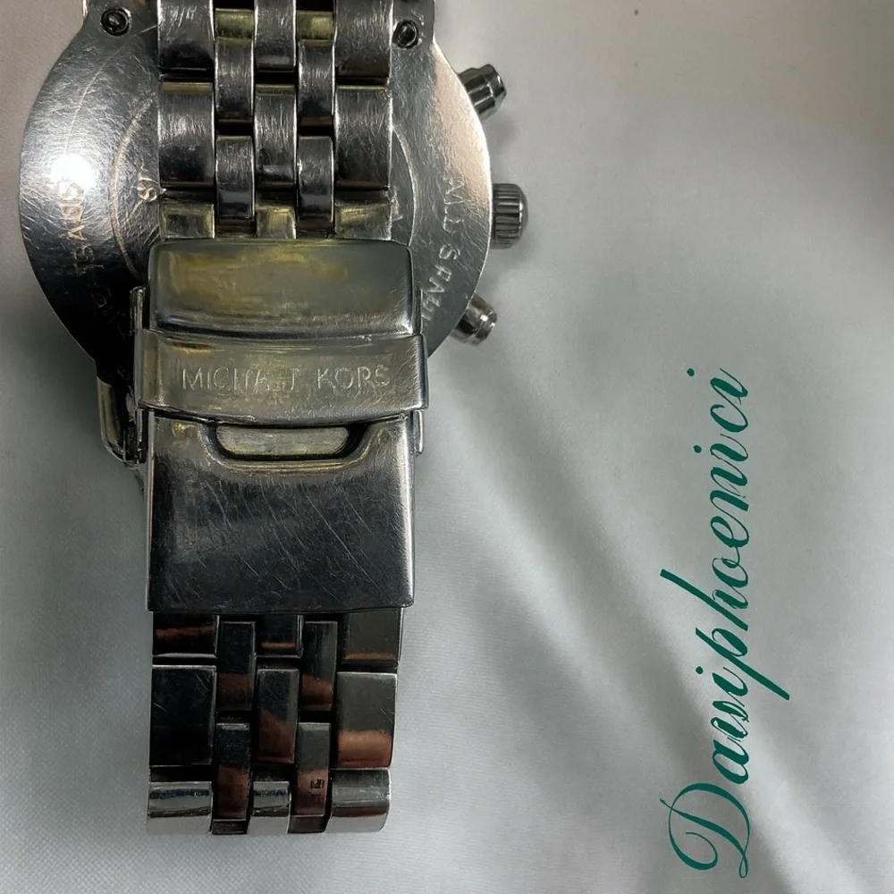Michael Kors Silver Chronograph Watch